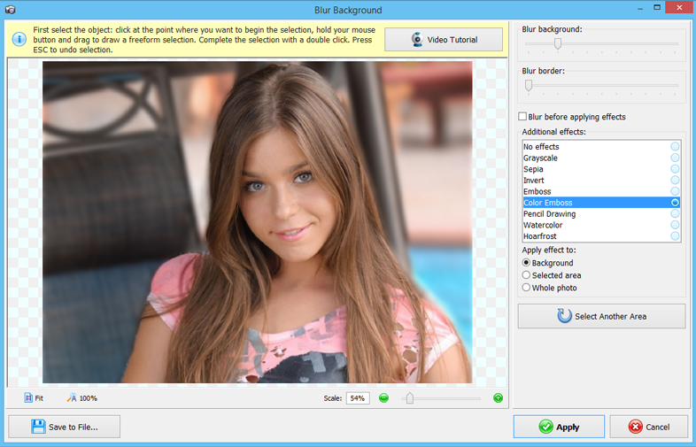 Home Photo Studio interface